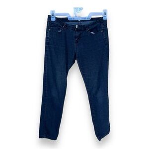 SIZE 26 FOREVER 21 DARK BLUE SKINNY JEANS DENIM STRETCH